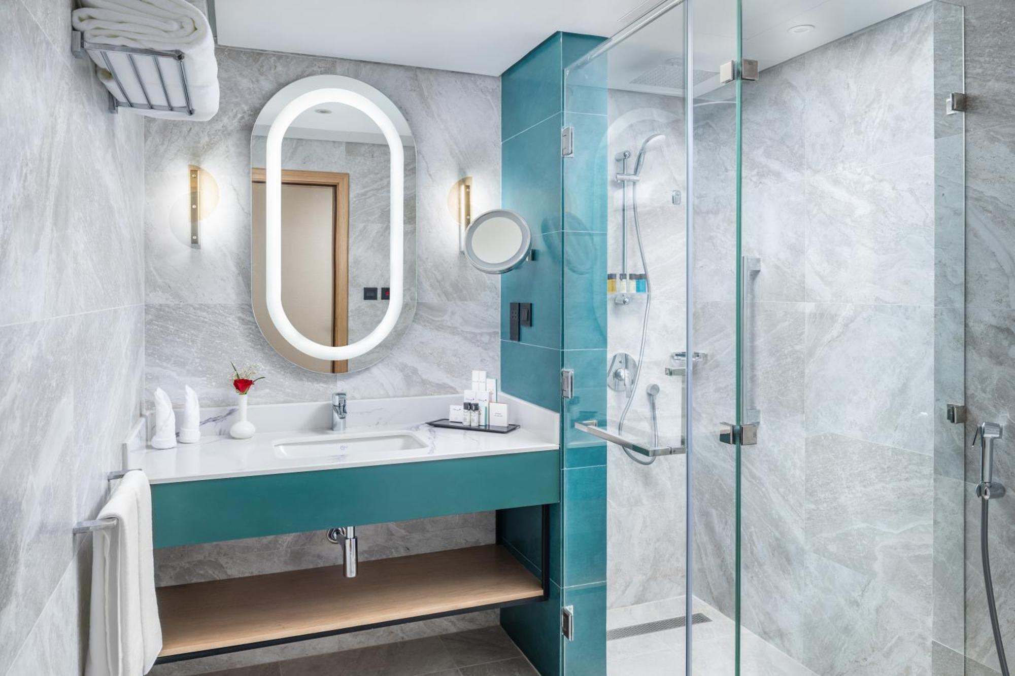 Taiba Suites Madinah Medína Exteriér fotografie Bathroom